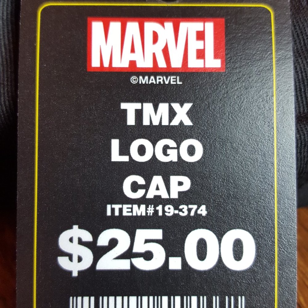 MARVEL LOGO CAPS BUNDLE (*SMALL FLAWS*) - 3 Adjustable Size Hats - Picture 4 of 7